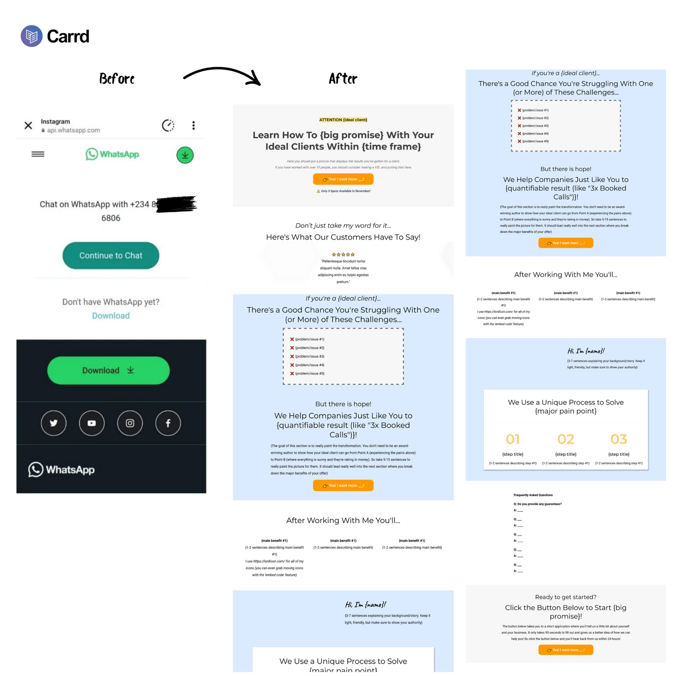 Striver ↗ High- Ticket Agency Landing Page Template