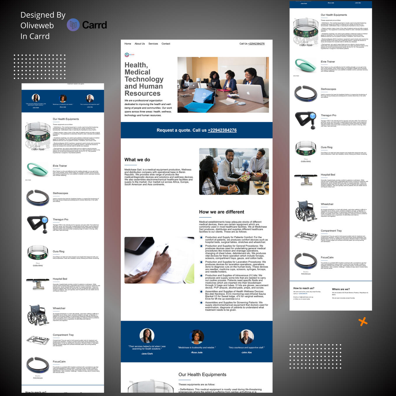 Medichase ↗ Health consultancy website